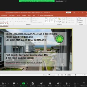 Press Release - Webinar Nasional Magister Biologi